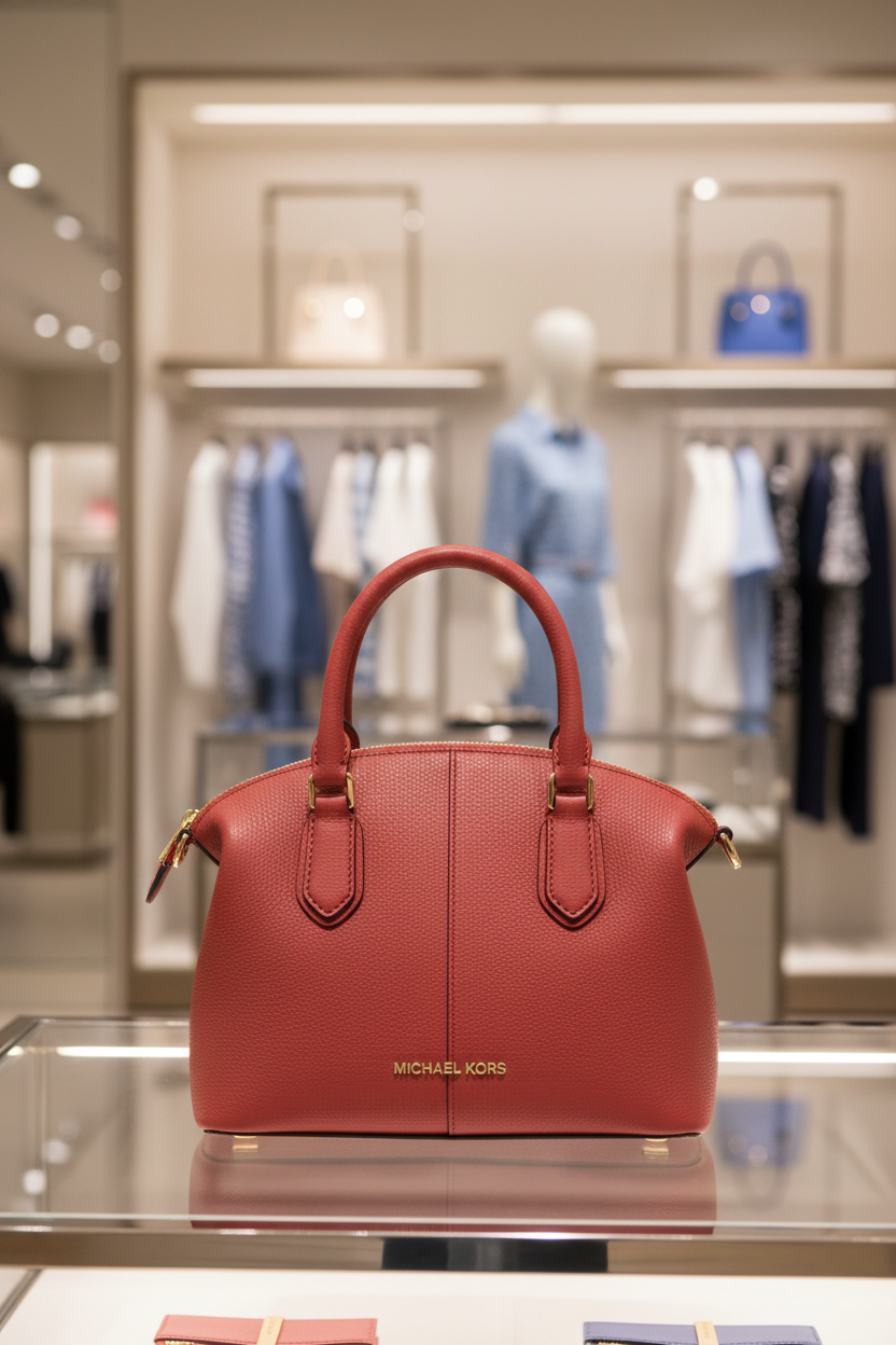 MICHAEL KORS SM SATCHEL LEATHER